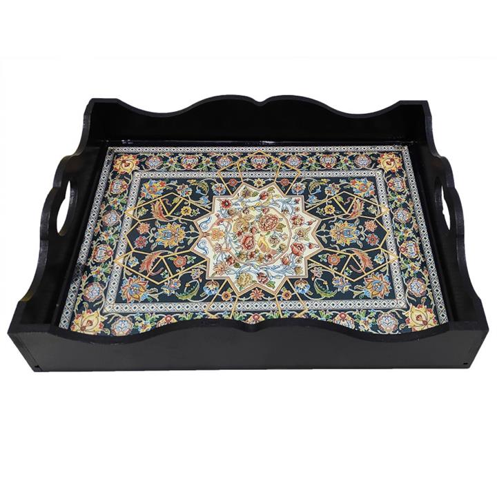 سینی رزینی طرح فرش کد 30x40